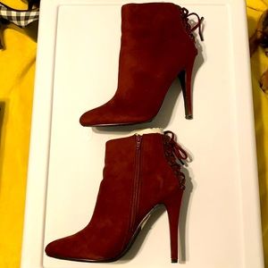 Burgundy bootie